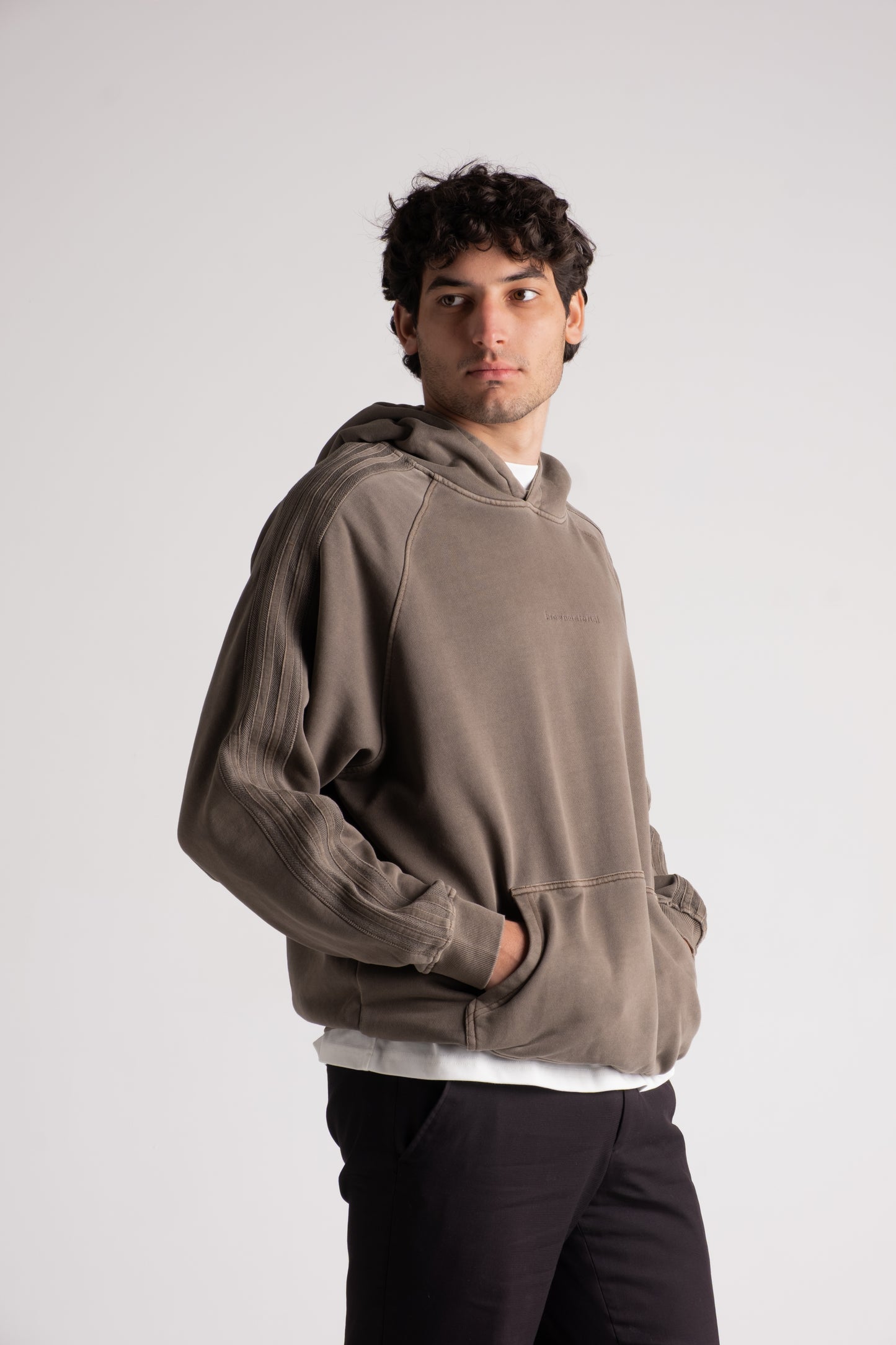 Washed Stripe Hoodie
