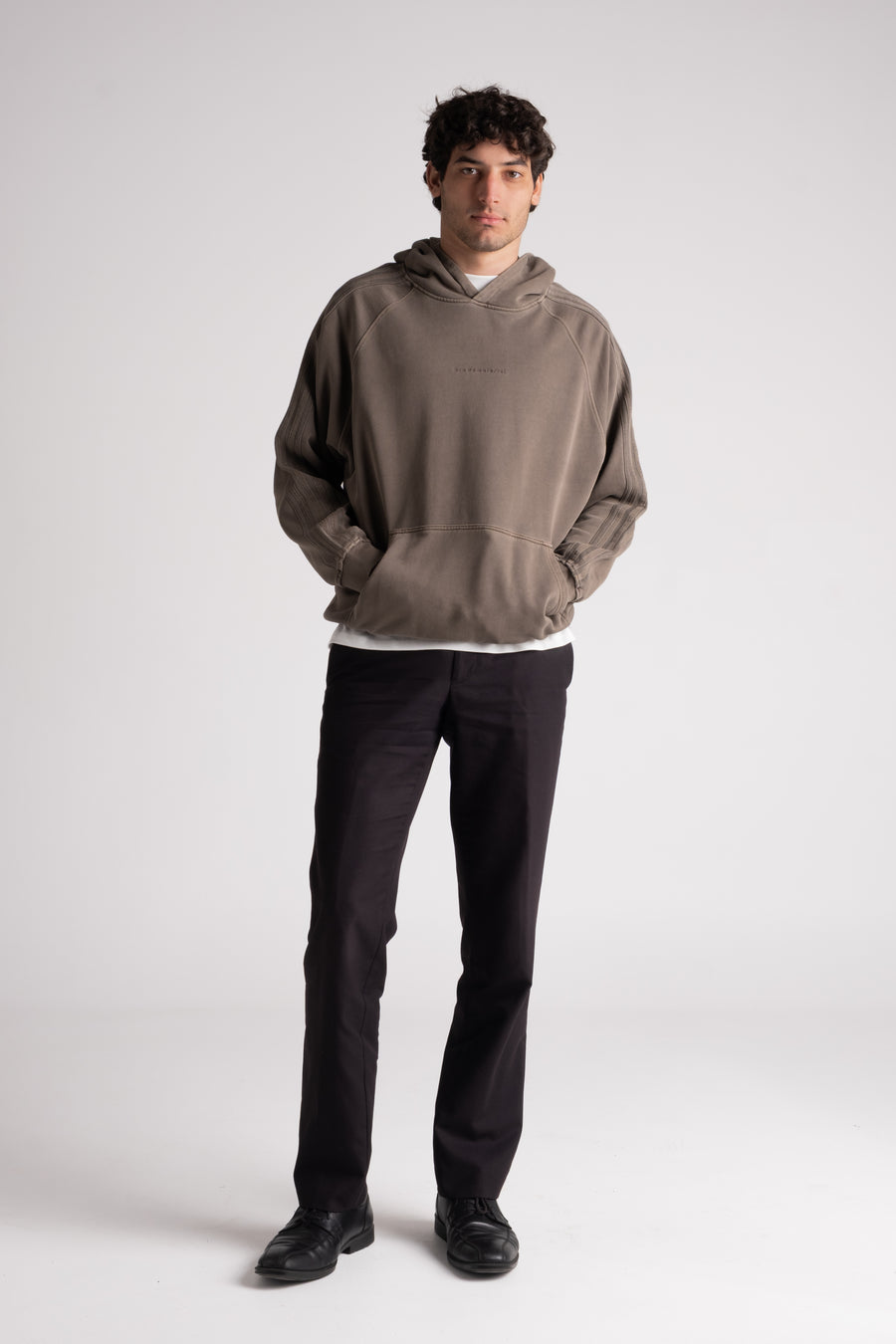 Washed Stripe Hoodie