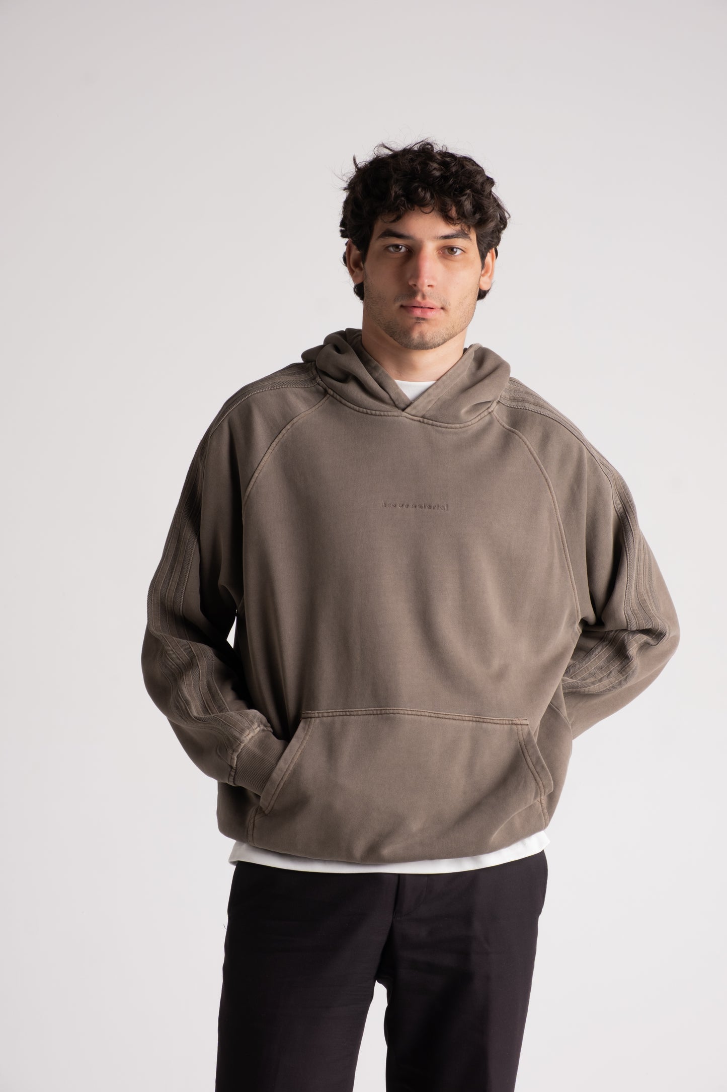 Washed Stripe Hoodie