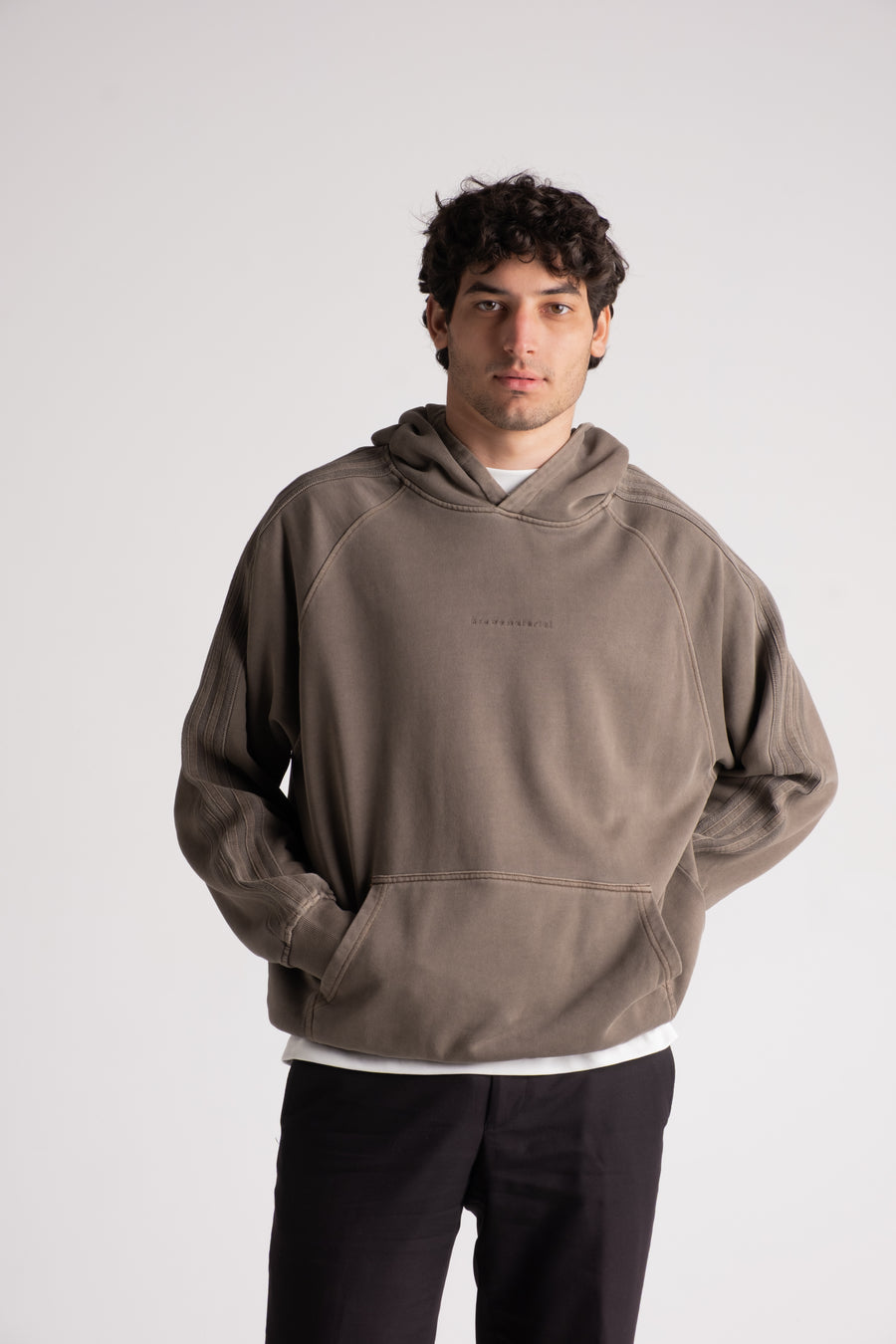Washed Stripe Hoodie
