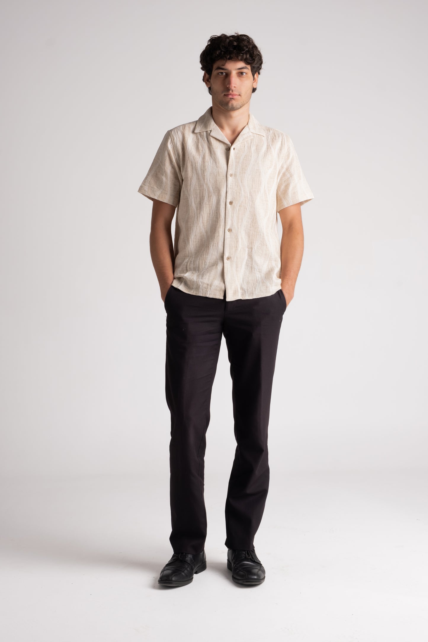 Raw Texture Shirt Flora
