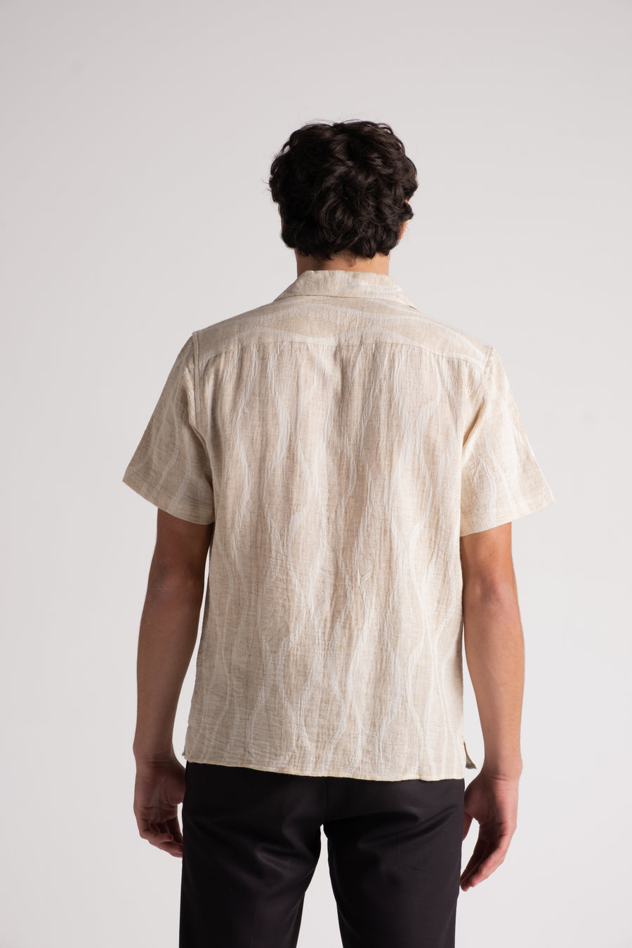 Raw Texture Shirt Flora
